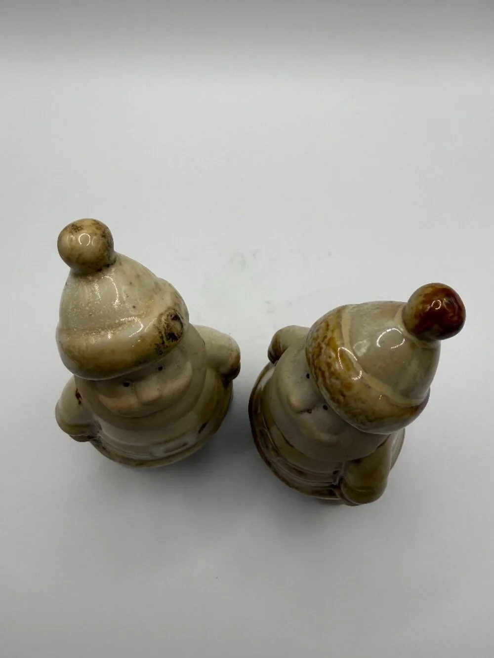 VTG Ceramic Santa Claus Figurines